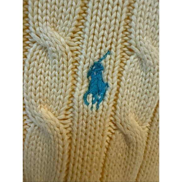 Ralph Lauren Cable-Knit Cotton Crewneck Sweater Size XL - Picture 10 of 13